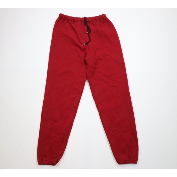 Russell Athletic Other - Vtg 90s Russell Athletic Mens Small Distressed Blank Sweatpants Joggers Red USA